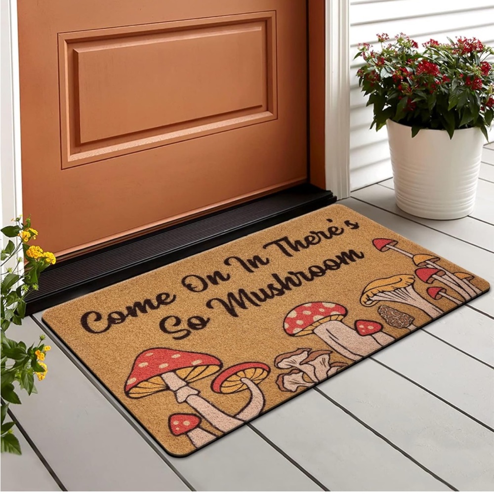 Mushroom door mat